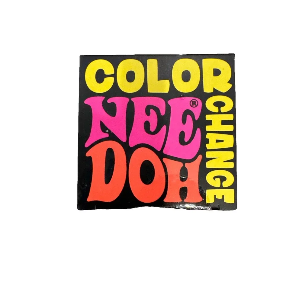 NeeDoh Color Change Cube Yellow Sensory Fidget Toy Viral 2026 New Sealed‎